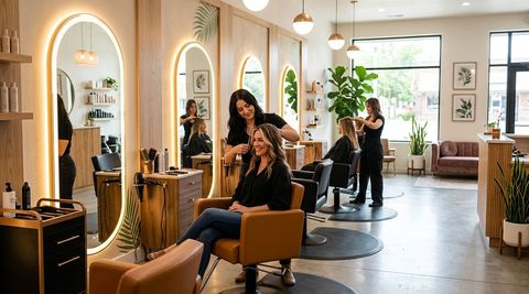 Illustration of Palm glow salon, beauty salon in Craig, CO